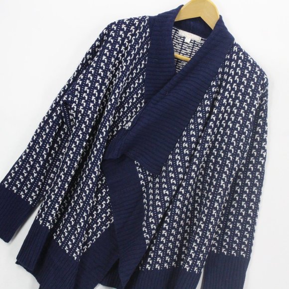 Romeo + Juliet Couture Women's Casual Multicolor Open Front Cardigan Size Small - Picture 2 of 7